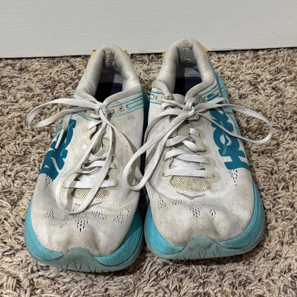 Hoka One One Carbon X 2 Womens Running Shoes Blue White 1113527 US 7 - Picture 2 of 6